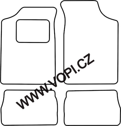 Autokoberce Citroen Saxo 1996 -07/ 2000 Colorfit (806)